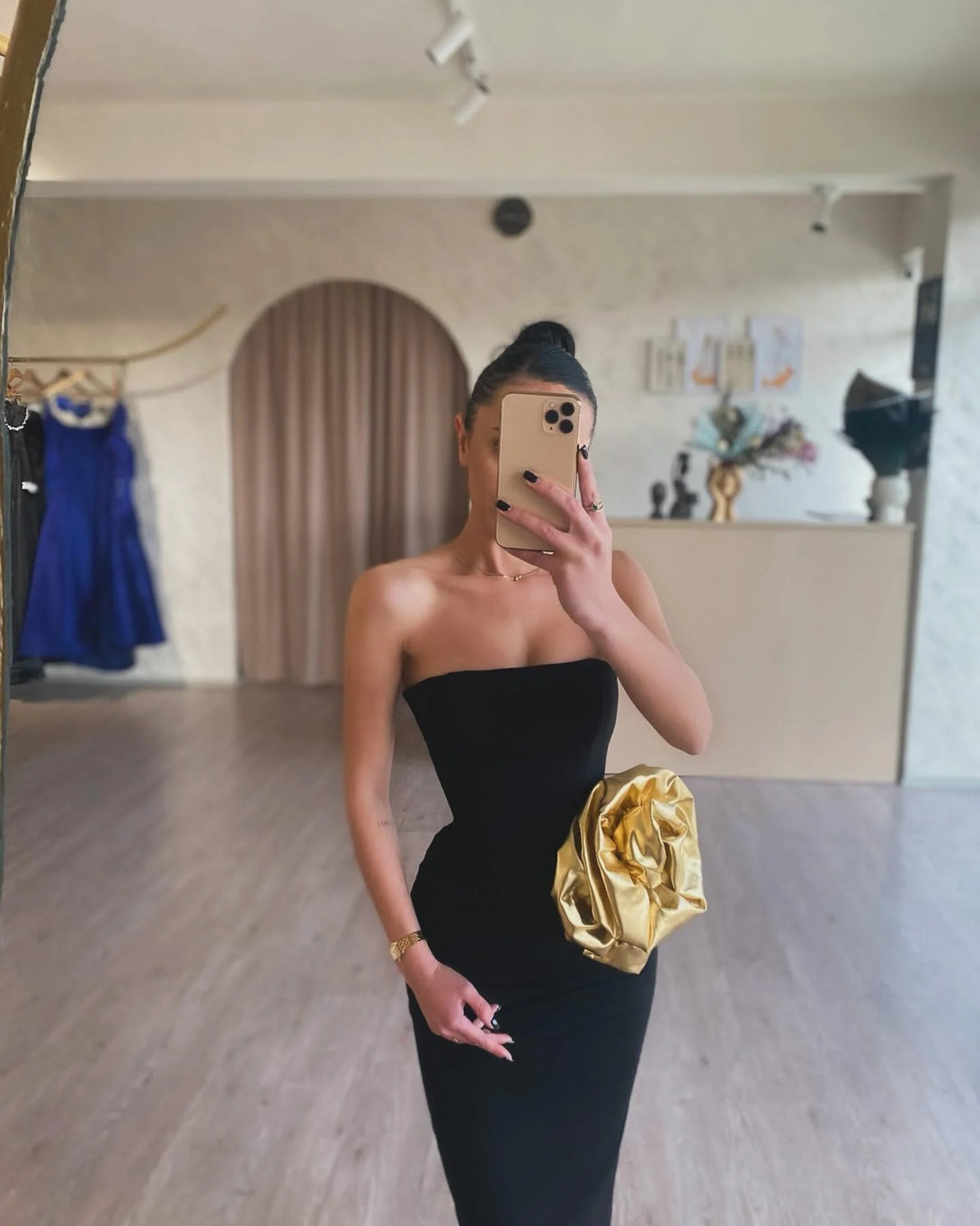 Sheath/Column Strapless Sleeveless Floor-Length Long Evening Dresses With Sash BabaMila