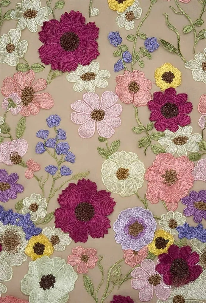 A-Line/Princess Spaghetti Straps Sleeveless Floor-Length Stylish Evening Dresses With Printed Flower BabaMila