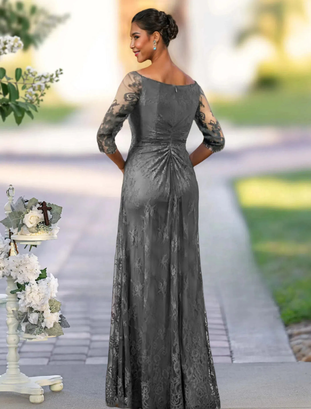 A-Line/Princess Floor-Length Mother Of The Bride Dresses BabaMila