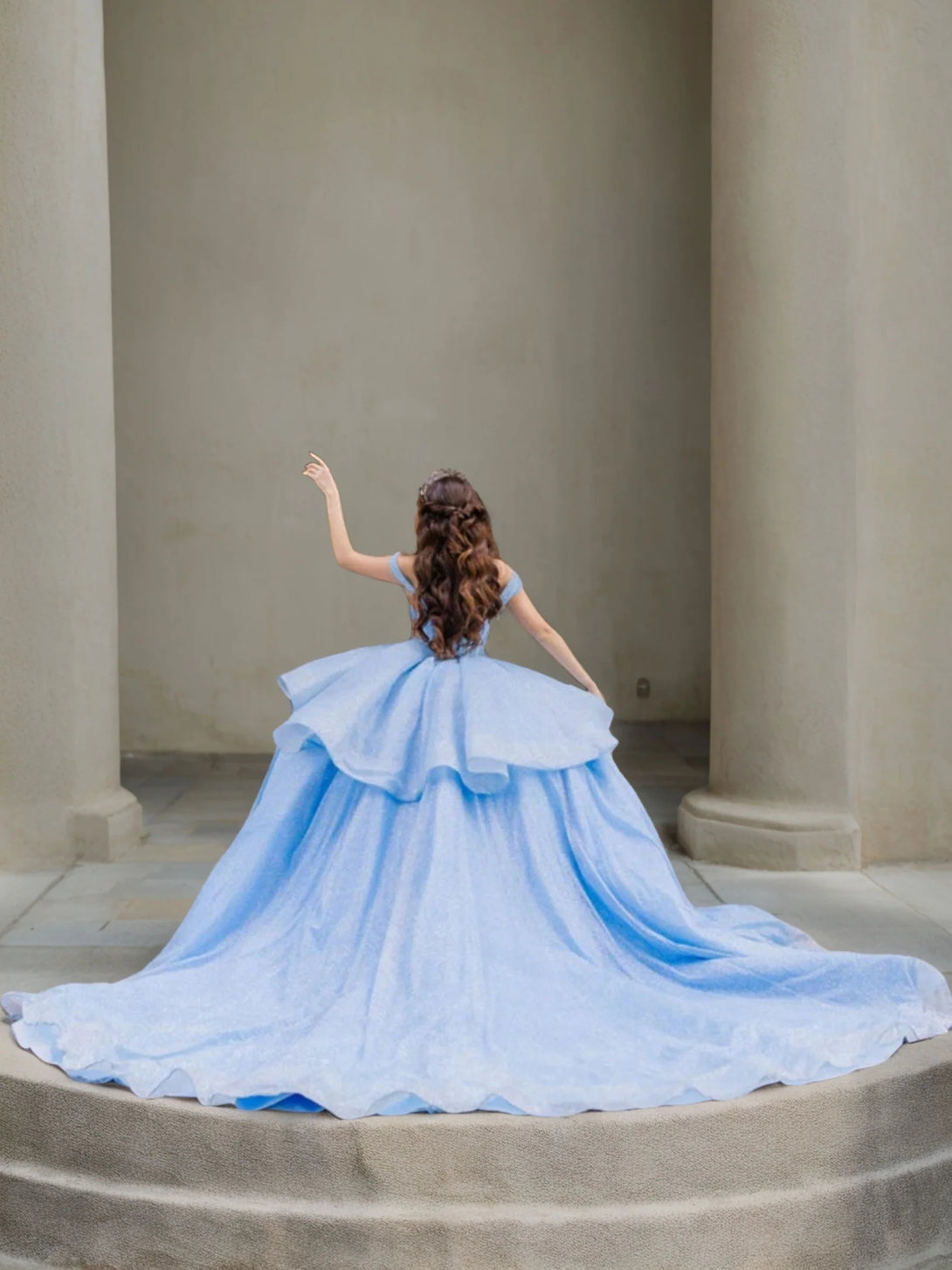 Ball Gown Sweetheart Sleeveless Floor-length Long Prom Dresses with Crystal Beadings and Sequins BabaMila