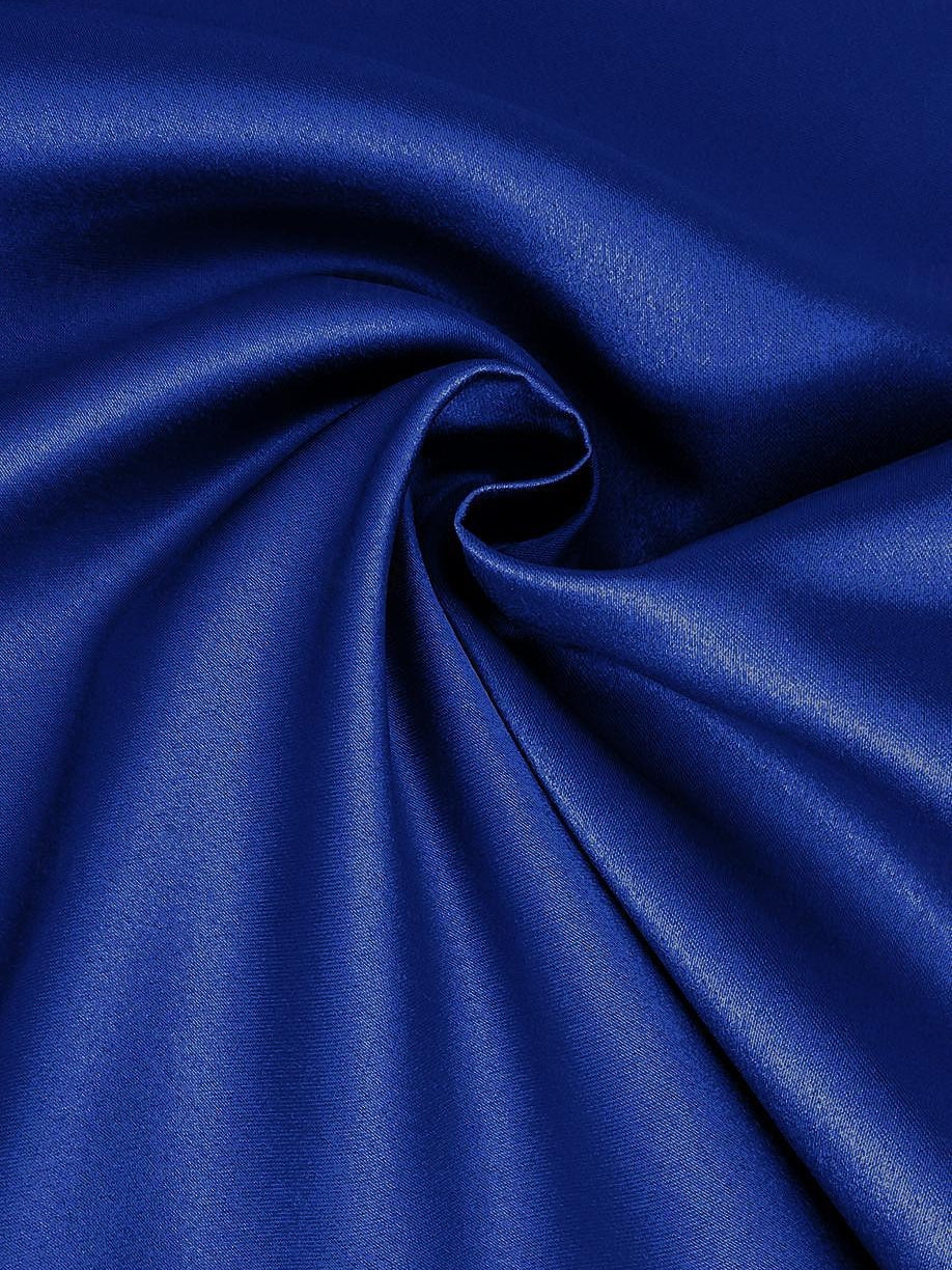 Mermaid Floor-Length Short Sleeve Off-the-shoulder Prom Dress Satin with Criss Cross BabaMila