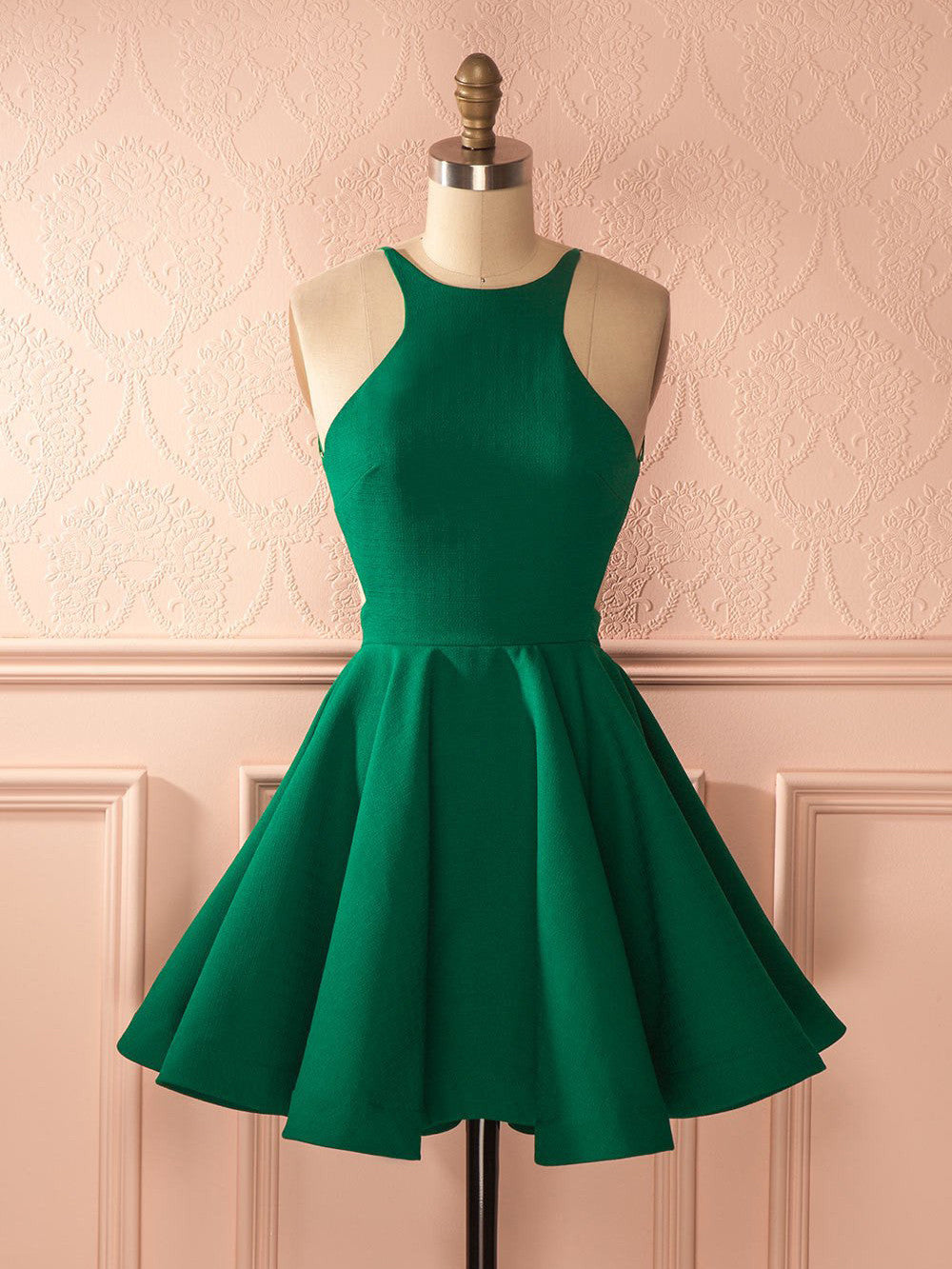 Homecoming Dress Hunter Backless Sexy Short Prom Dress Party Dress Homecoming Dress BabaMila