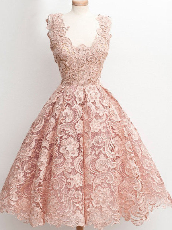 Homecoming Dress Black Red Lace Short Prom Dress Party Homecoming Dress BabaMila