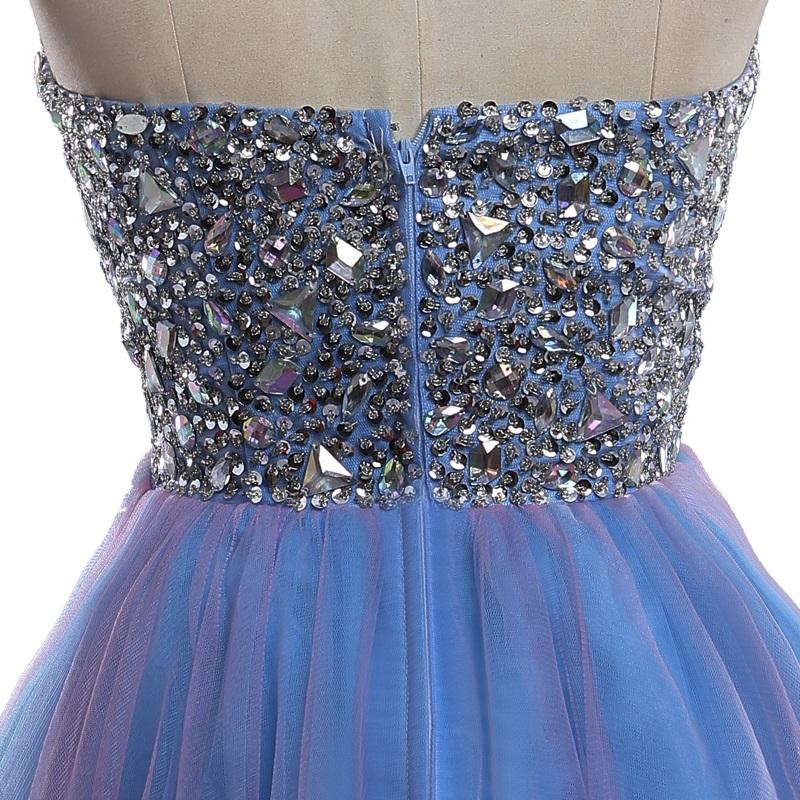 Homecoming Dress Blue Sweetheart Sexy Short Prom Dress Party Dress Homecoming Dress BabaMila