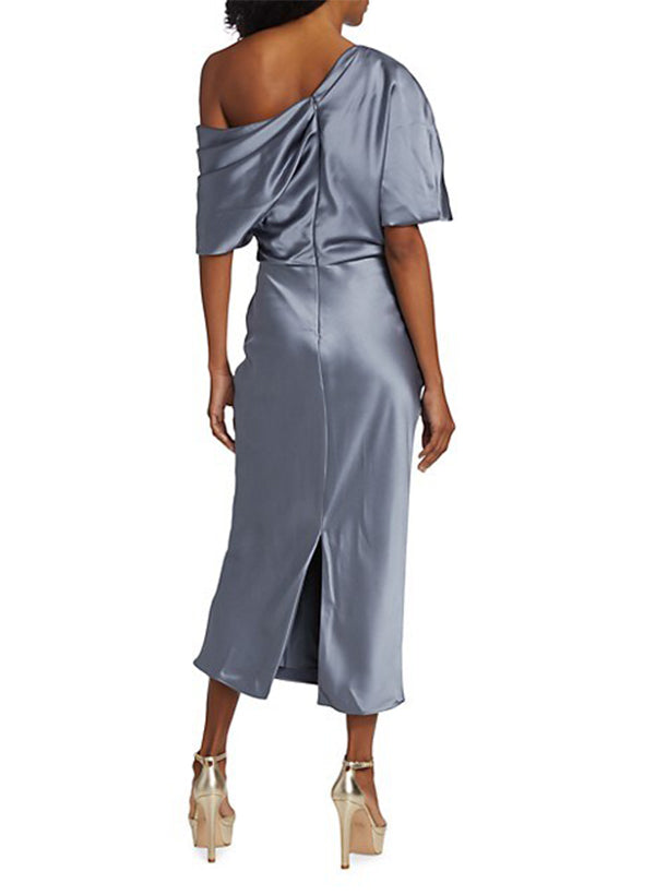 Sheath/Column One-Shoulder Mother Of The Bride Dresses BabaMila