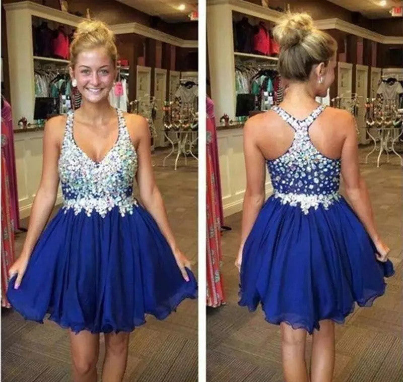 Homecoming Dress V-neck Sexy Short Prom Dress Party Dress Homecoming Dress BabaMila