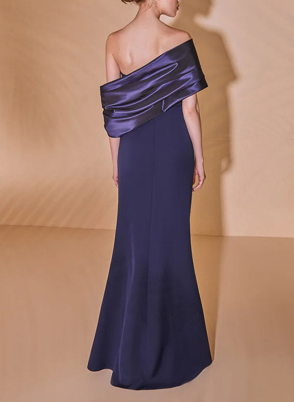 Sheath/Column Off-The-Shoulder Mother Of The Bride Dresses With Ruched BabaMila