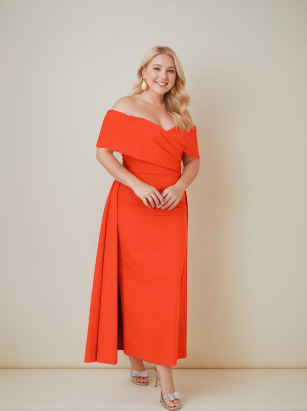 A-Line/Princess Off-The-Shoulder Ankle-Length Mother Of The Bride Dresses BabaMila