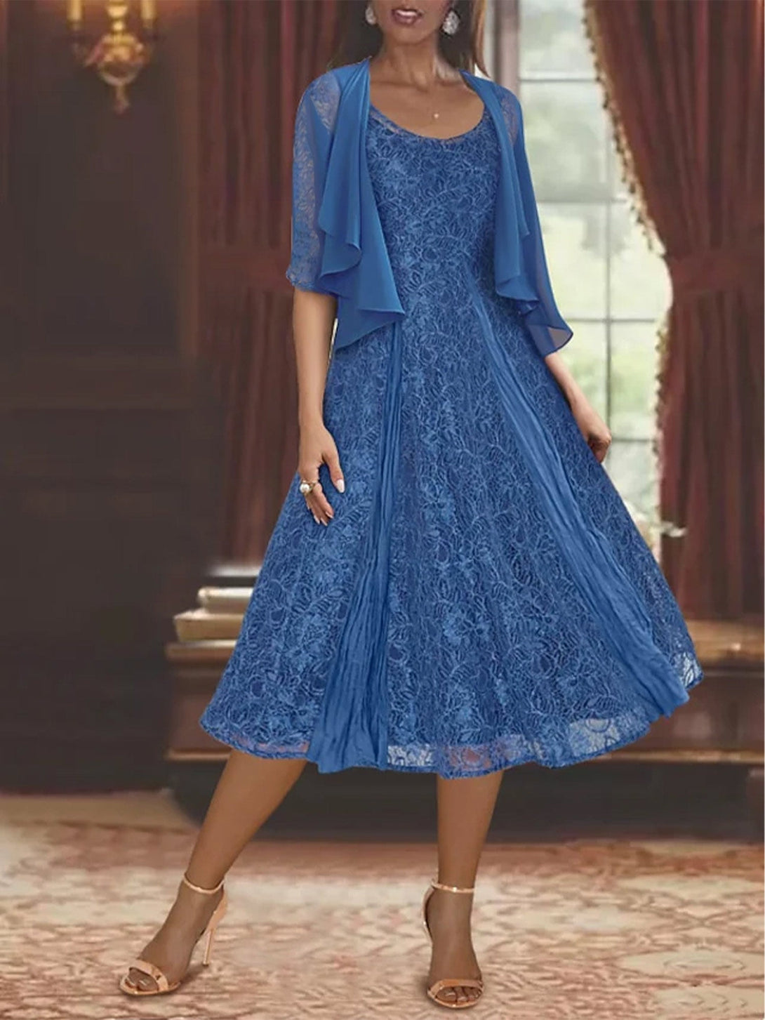 A-Line/Princess One-Shoulder Sleeveless Floor-Length Mother Of The Bride Dresses With Split Side BabaMila