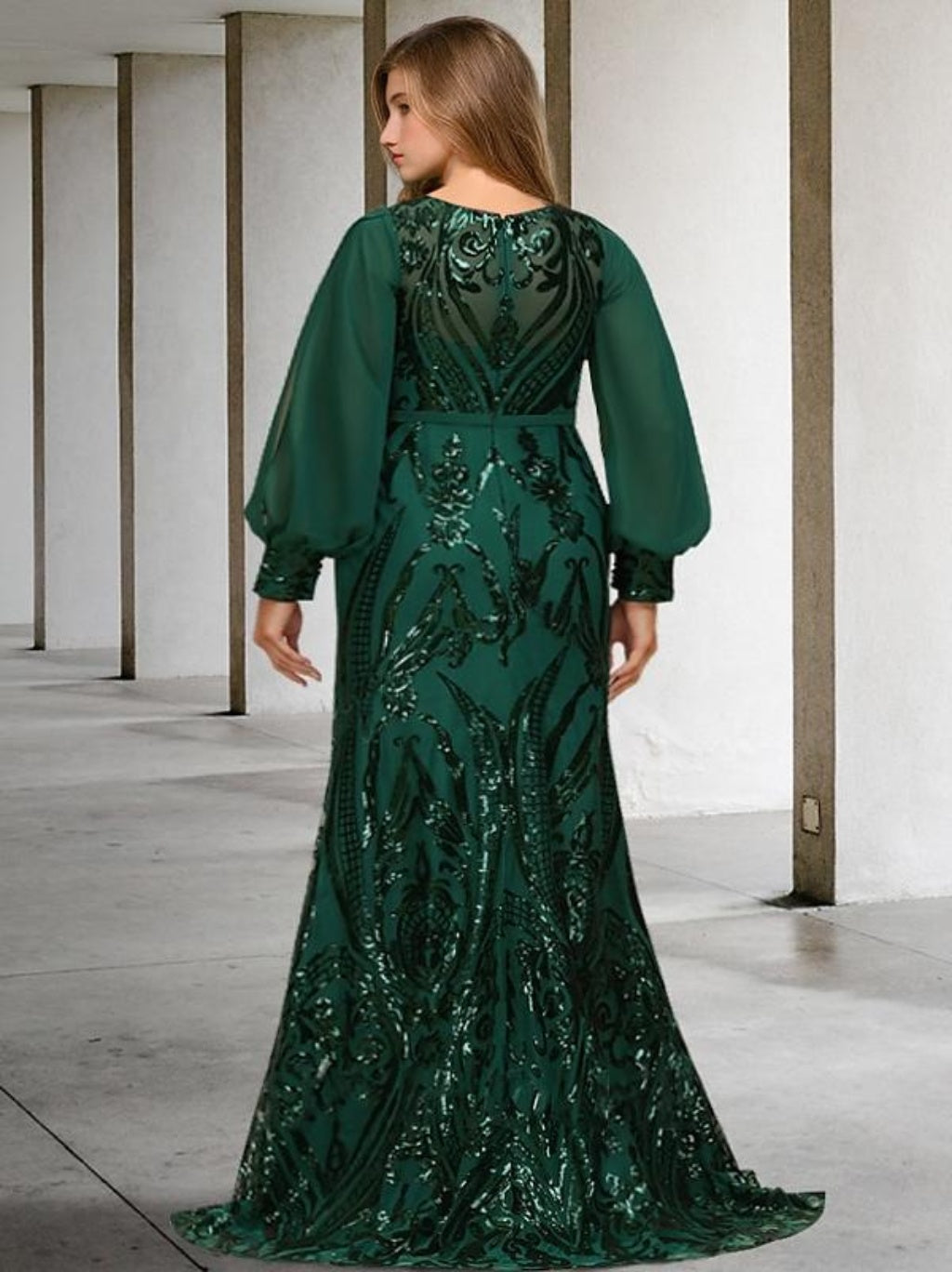 Sheath/Column Mother Of The Bride Dresses With Sequins BabaMila