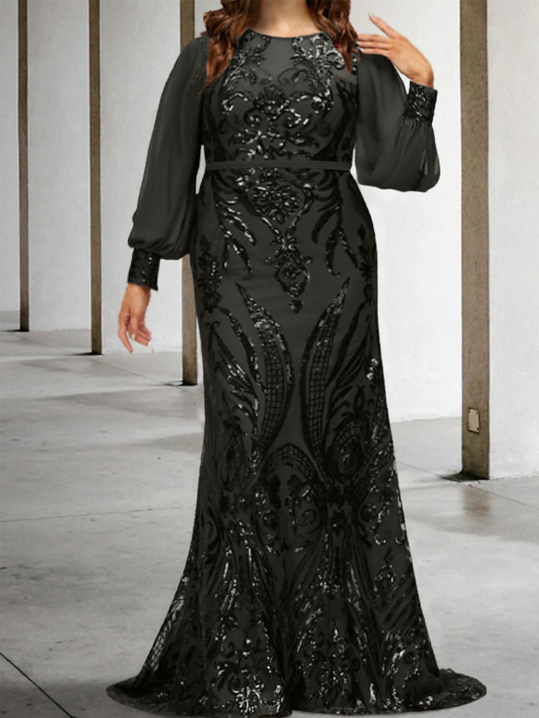 Sheath/Column Mother Of The Bride Dresses With Sequins BabaMila