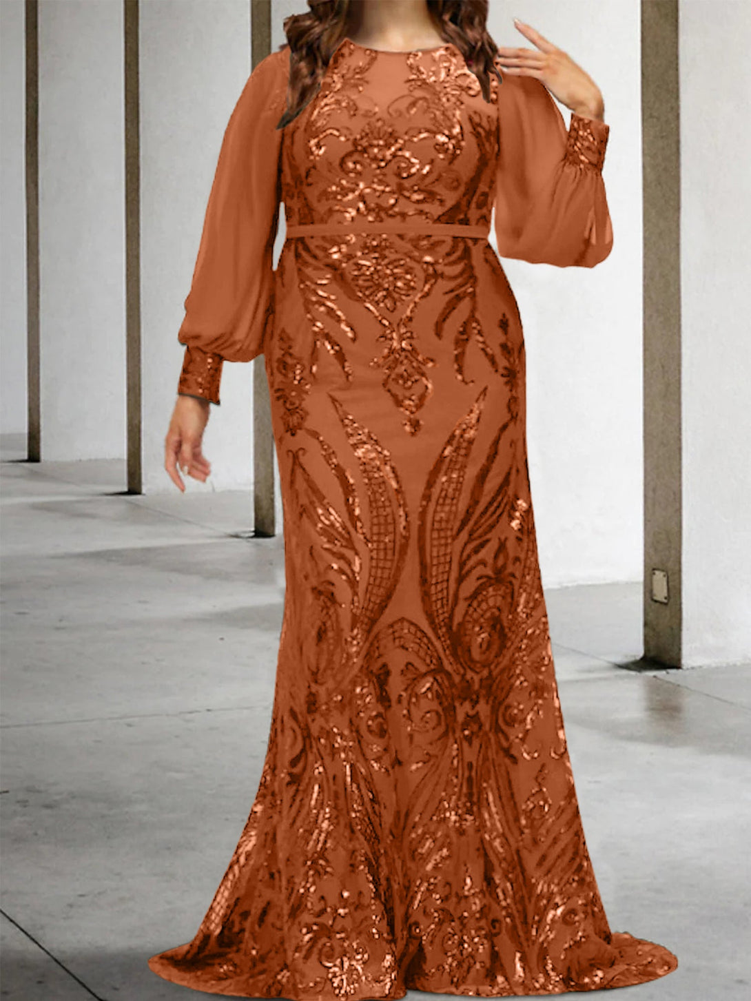 Sheath/Column Mother Of The Bride Dresses With Sequins BabaMila