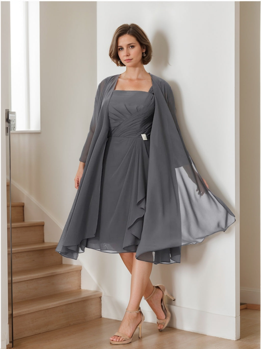 A-Line/Princess Mother Of The Bride Dresses With Jacket BabaMila