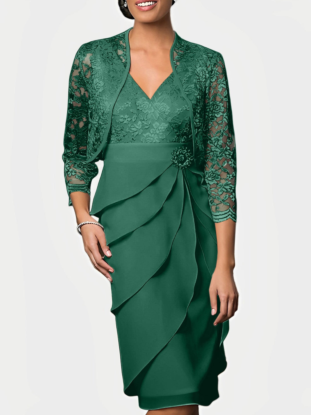 A-Line/Princess One-Shoulder Sleeveless Floor-Length Mother Of The Bride Dresses With Split Side BabaMila