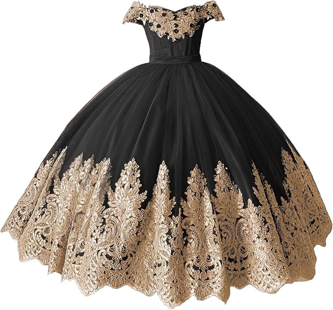 Flower Girl Dress Princess Applique Pageant Dresses Kids First Communion Dress Birthday Party Formal Prom Ball Gowns Girls Gidiondress Black 12M