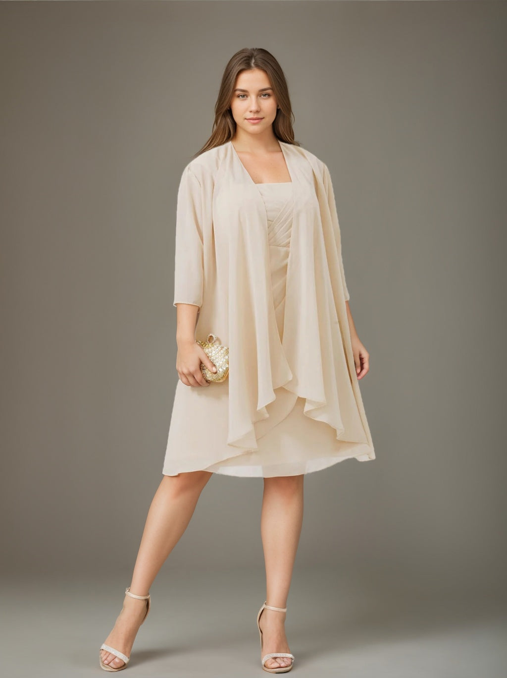 A-Line/Princess Mother Of The Bride Dresses With Jacket BabaMila